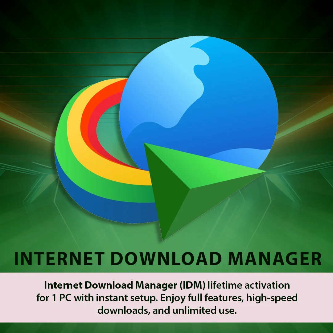 IDM - Internet Download Manager - 1 Year License - 1 PC