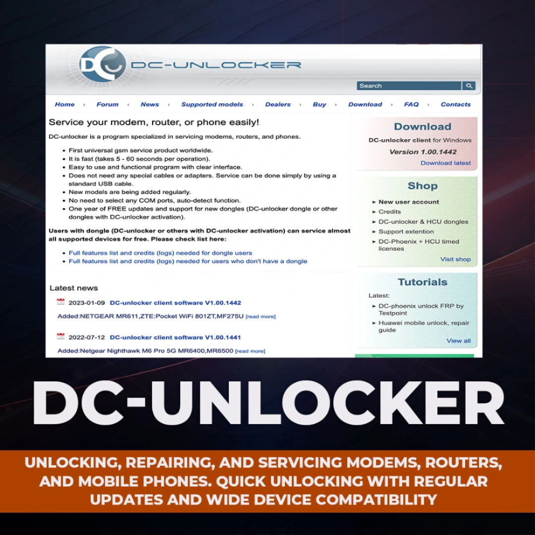 DC Unlocker 3 days unlimited activation